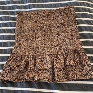 Leopard skirt